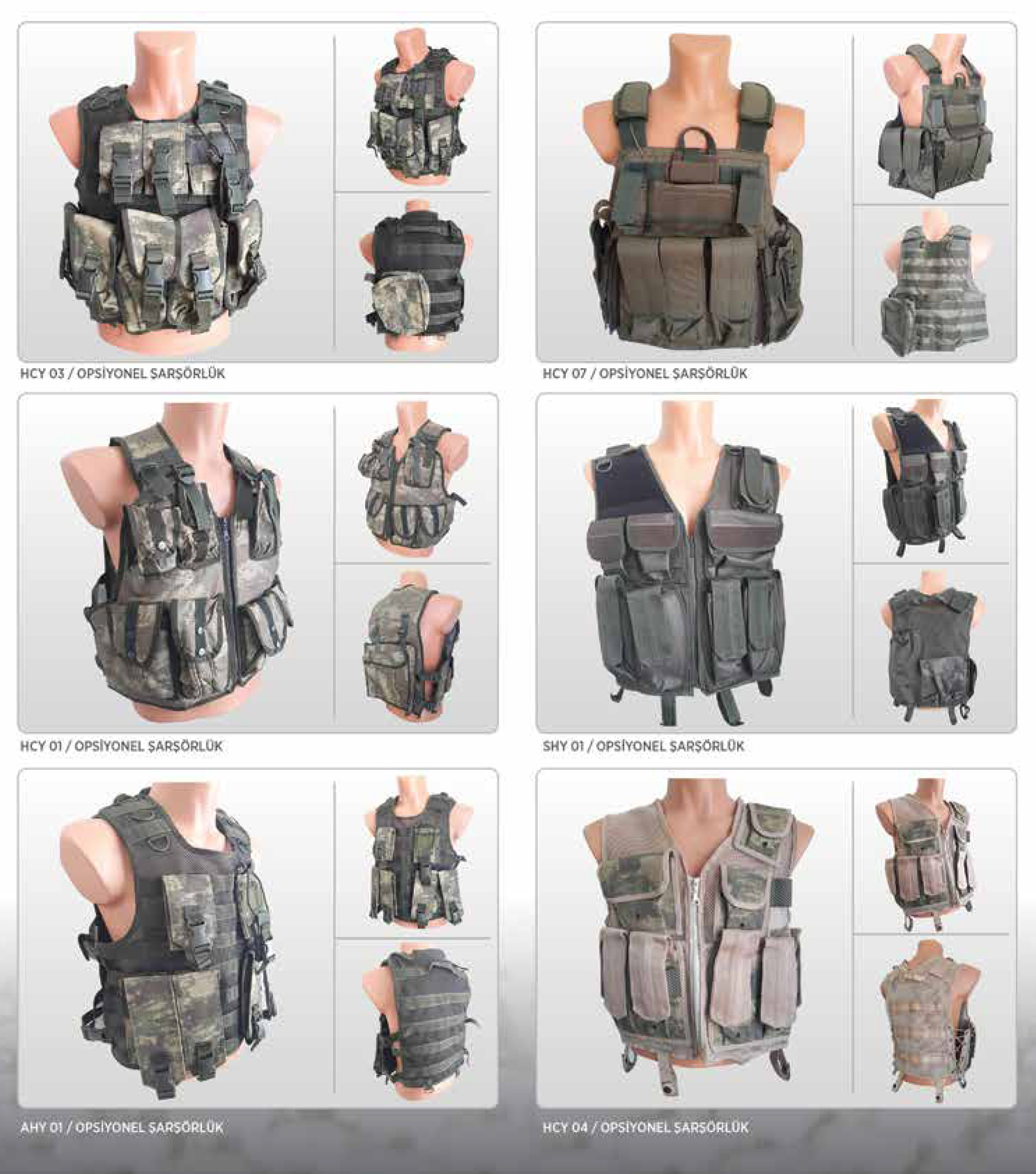 TAKTİKAL  YELEKLER